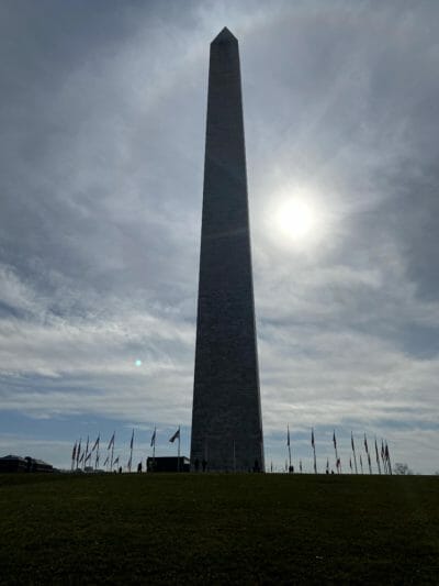 Washington Monument in Washington DC