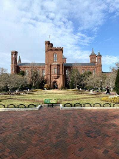 Smithsonian castle in Washington DC